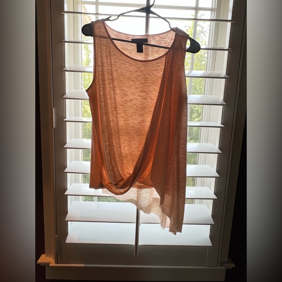 WHBM Sleeveless Slub Drape Top - Size Medium - Picture 8 of 10